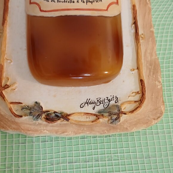 3-D Wine/Boudreaux Bottle Plaque by Mary Beth Zeitz - Picture 3 of 6